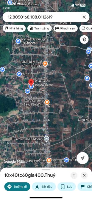 Bán đất ngay trung tâm xã Ea Mang huyện Cư Mgar tỉnh Đắk Lắk