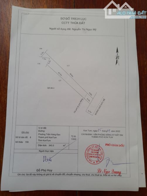 bán đất ở tại đường Ngô Đức Đệ, phường Đăk Bla, tỉnh Quảng Ngãi