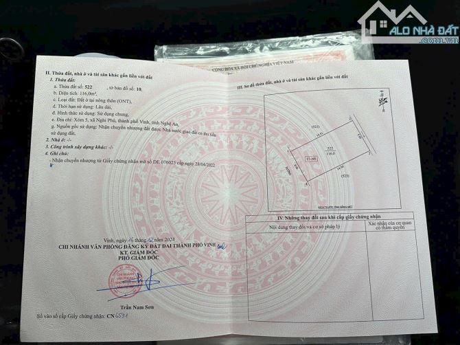 Bán đất đấu giá xây dựng tự do xóm 5 Nghi Phú - TP Vinh