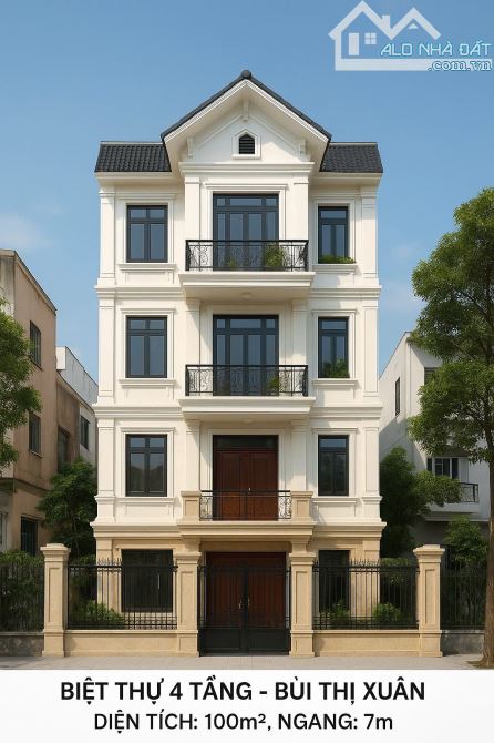 💎 BIỆT THỰ 4 TẦNG – BÙI THỊ XUÂN - NGAY CHỢ ĐÊM SƠN TRÀ💎