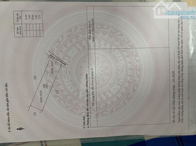 Bán 5m đất thổ cư xã Xuân trường,huyện Xuân Lộc,tỉnh đồng nai - 1