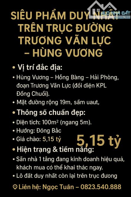 Bán đất mặt đường Trương Văn Lực vị trí đẹp (kinh doanh đỉnh) - 1
