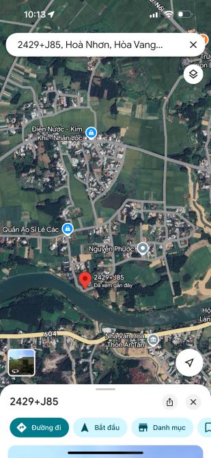 ⭐️⭐️⭐️ Cần bán lô đất Hoà Nhơn - View Sông Tuý Loan - Thích hợp làm nhà vườn - DT : 280 m2 - 1