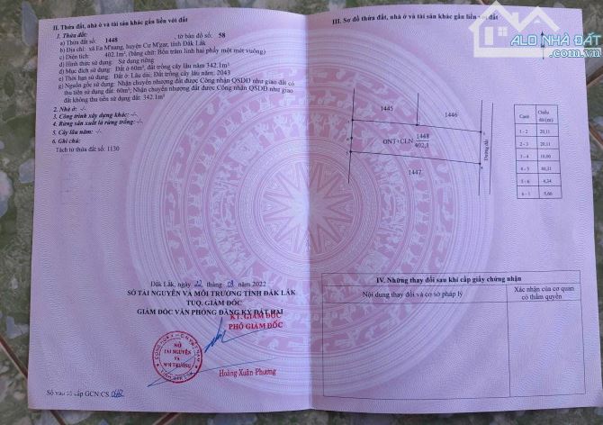 Bán đất ngay trung tâm xã Ea Mang huyện Cư Mgar tỉnh Đắk Lắk - 1