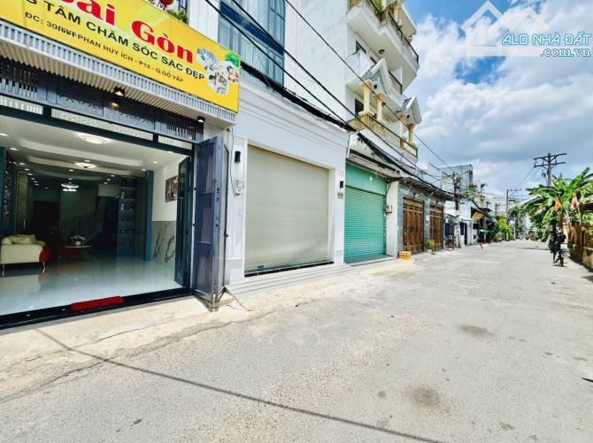 56m2, NHÀ BÁN MẶT TIỀN, 2 TẦNG, PHAN HUY ÍCH, P12 GÒ VẤP, 5 TỶ x Tl - 1