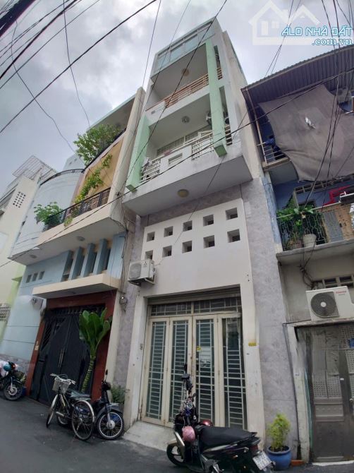 NHÀ 5 TẦNG MẶT TIỀN HẺM XE HƠI TRÁNH, LÊ VĂN SỸ 50M2, NGANG 4.1M, 5PN, CHỈ NHỈNH 12 TỶ - 1