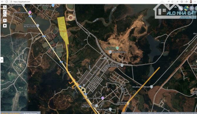 BÁN ĐẤT 405 M2 TRẠI HỒ HÒA LẠC, GẦN HỒ ĐỒNG MÔ cỔ ĐÔNG HÀ NỘI - 1