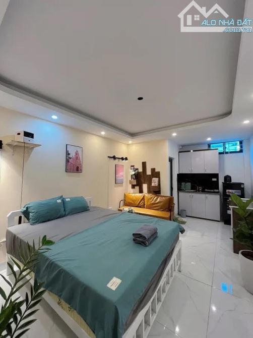 Tòa chung cư mini 75m x 4 tầng ô tô dừng đỗ phố Kim Giang giá 18 tỷ - 1