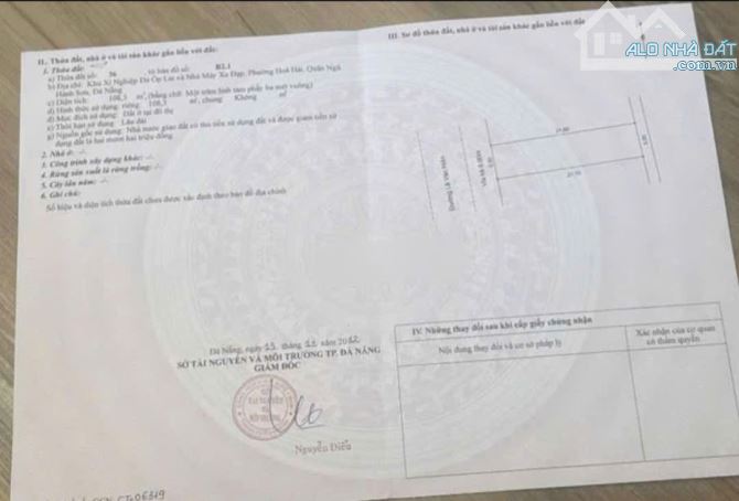 📌📌📌LÀM VIỆC TRỰC TIẾP GIÁ TỐT !!!Bán đất mặt tiền đường Lê Văn Hiến - 1