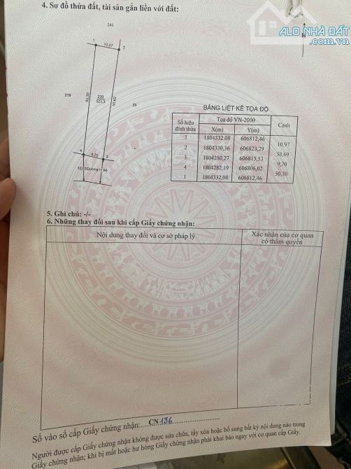 Đất mặt tiền đường nhựa biển chân mây biển bình an, lô đất đẹp xứng đáng đầu tư. Dt: - 2