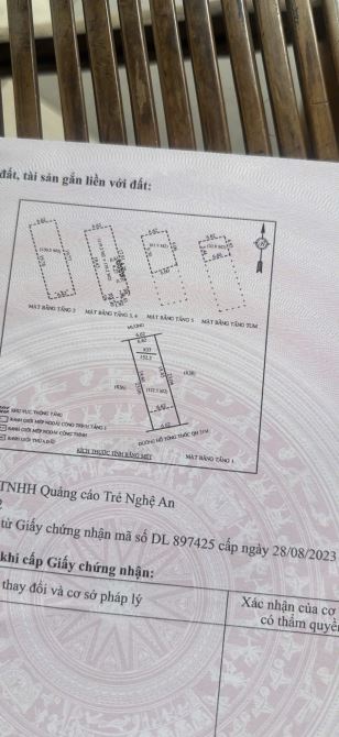 Bán nhà 4 tầng mặt đường Hồ Tông Thốc - Phường Vinh Phú , Tỉnh Nghệ An - 2