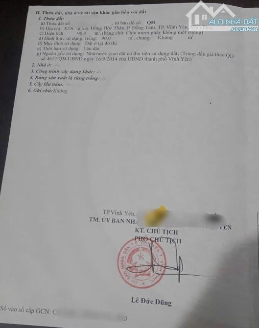 Bán đất đẹp đầu tư, đường Lê Tần, Đồng tâm, Vĩnh yên. 🔥 - 2
