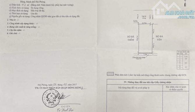 Bán đất 57m2 đường 5m Thượng Lý, Hồng Bàng chỉ 4tỷ. - 2