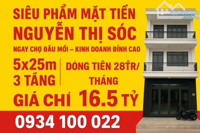 🔥 SIÊU PHẨM MẶT TIỀN NGUYỄN THỊ SÓC – NGAY CHỢ ĐẦU MỐI – KINH DOANH ĐỈNH CAO 🔥 - 2