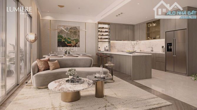Lumiere EverGreen, Tây Mỗ, Nam Từ Liêm, Hà Nội, 12,850 tỷ, 115m2, tầng trung view bể bơi - 3