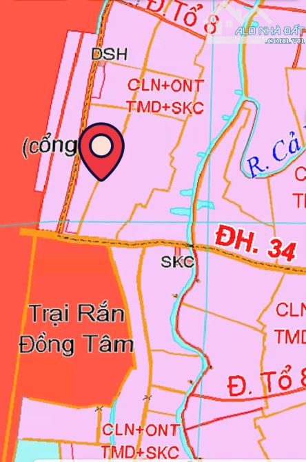 Bán đất CLN 3834m2 ở Ấp Miễu Hội, Xã Thạnh Phú, Châu Thành, Tiền Giang, 5,9 tỷ - 3