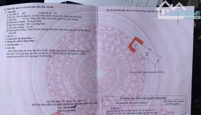 BÁN GẤP 55M ĐẤT TRỤC CHÍNH TĐC LẠC THỊ-NGỌC HỒI P.LÔ VỈA HÈ 2MẶT K.DOANH CHỈ 11.6 TỶ - 3