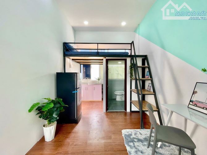 Cho Thuê Duplex Cửa Sổ Thoáng Full Nội Thất Cách ĐH Kinh Tế 200M - 3