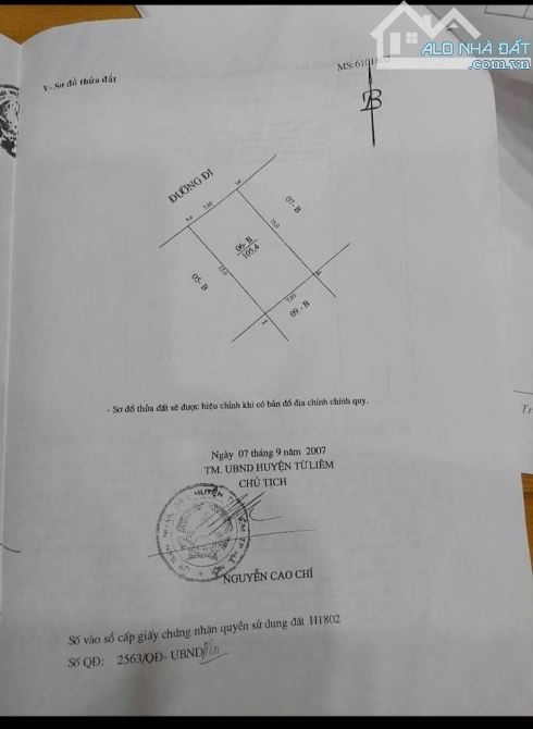 Cần bán nhà Đỗ Nhuận mặt ngõ ô tô chánh đỗ vỉa hè thông thoáng. - 4