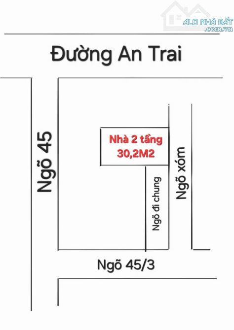 HIẾM  DUY NHẤT 1 CĂN RẺ NHẤT AN TRAI VÂN CANH, 30.2m2*2Tầng, Nhà Dân Xây Gần Ôtô Ngõ Thông - 4