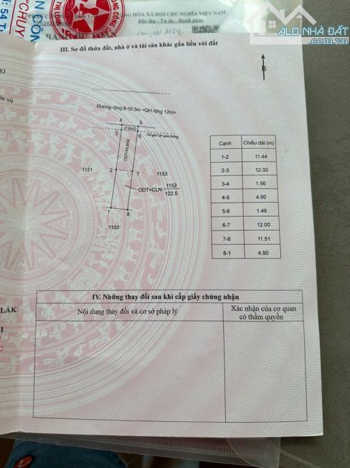 bán nhà hẻm 113 Nguyễn Cơ Thạch - nay là đường TRIỆU QUANG PHỤC - GIÁ 1.579 TỶ - 5