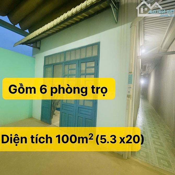 Bán Nhà Trọ Q12- 100M2(5.3 x20 )- 2Tầng-  HXH- Chỉ 4,36Tỷ.