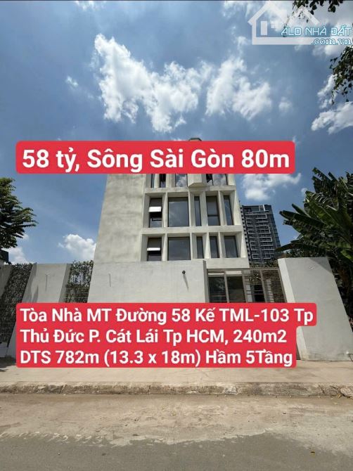 Tòa Nhà MT Đường 58 kế TML-103, TML, Tp. Thủ Đức P. Cát Lái Tp HCM