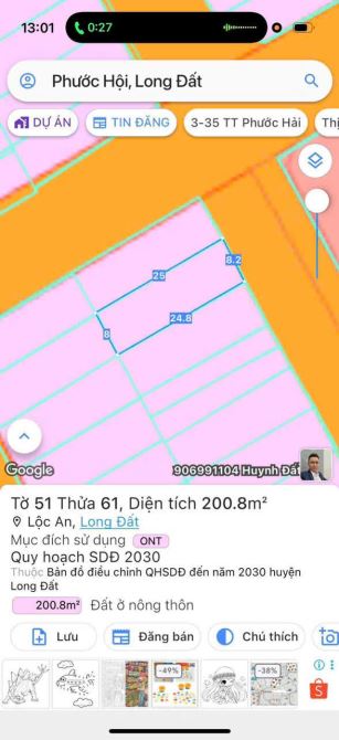 🌈🌈 BÁN ĐẤT BIỂN LỘC AN - LONG ĐẤT - BRVT
