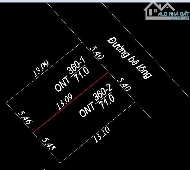 BÁN LÔ ĐẤT 71m² TRỤC CHÍNH DƯ XÁ – NINH XÁ, THUẬN THÀNH, BẮC NINH – GIÁ CHỈ 2.7 TỶ