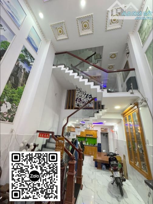BÁN NHÀ GẦN  CHỢ PHÚ LÂM Q 6 , GẦN AEON BÌNH TÂN KHU TÊN LỬA 4 x16 - 5 TẦNG CHỈ 7 TỶ