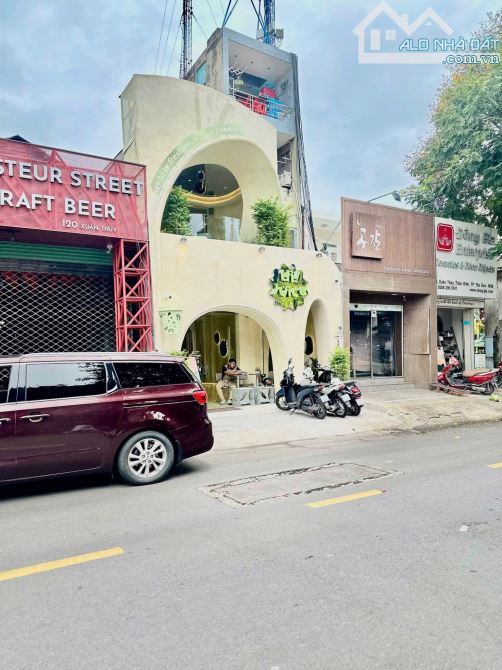 MT  Xuân Thủy, Thảo Điền,(5.1x24.5m, nở hậu 9.9m) CTXD:Hầm, 6 Tầng HĐT 120tr/th- 65 tỷ