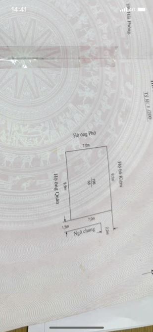 ❌❌❌Bán đất 68m2 tại Hoàng Mai, Đồng Thái, An Dương giá 1,02 tỷ