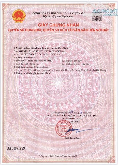 Mặt đường Trần Quang Khải giá 63 tỷ xây nhà hàng khách sạn - 1