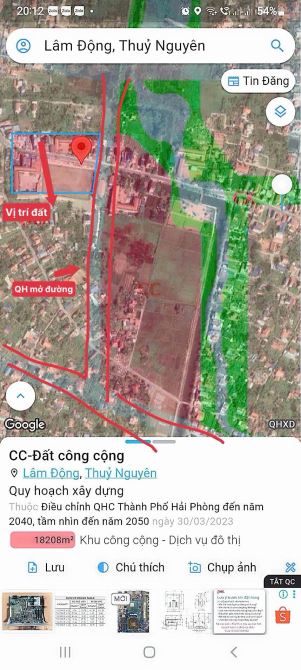 Duy nhất 1 lô F0 Lâm Động (nay là phường Thiên Hương) - 1