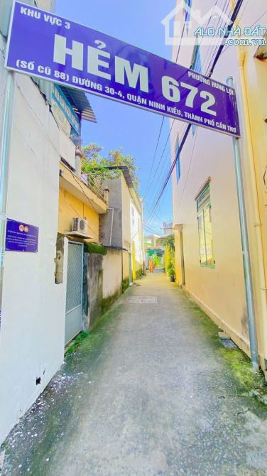 BÁN ĐẤT HẺM 672 ĐƯỜNG 30/4, P. TÂN AN (HƯNG LỢI cũ), TP CẦN THƠ - 1