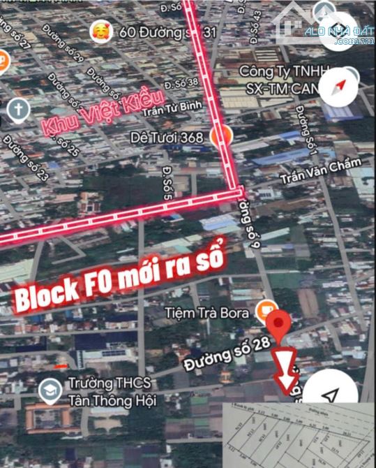 TÂN PHÚ TRUNG CỦ CHI 560 TRIỆU 105M2 FULL THỔ SỔ RIÊNG MT NHỰA 15M LỚN - 1