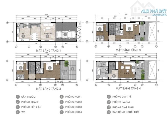 MẶT TIỀN TRẦN HỮU TRANG PHÚ NHUẬN GẦN SÂN BAY 60M2, NGANG 4.6M, 5 TẦNG, 5PN, NHỈNH 13 TỶ - 1