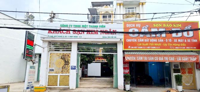 Khách Sạn 5 Lầu 7x48m Mặt Tiền Đường Hiệp Thành 13, Quận 12 Giá 29.5 Tỷ Thu Nhập 200tr/th - 1