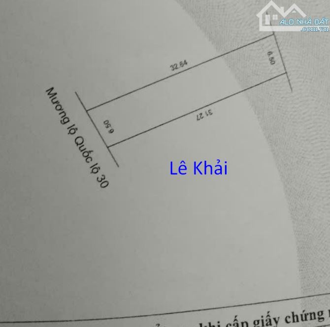 🔥 BÁN GẤP 🔥NỀN 3 TỶ🔥 NGÃ TƯ CẦU RẠCH MIỄU🔥  🔰 DT: 206m² (6.5m x 32m, Thổ 150m²) - 1
