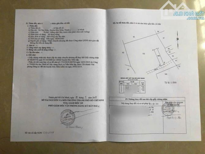 GẤP ! Bán nhà ở Tân Hiệp 14 Hóc Môn 4x20 ( 80m2 ) 710 TRIỆU Sổ hồng riêng sang tên - 1