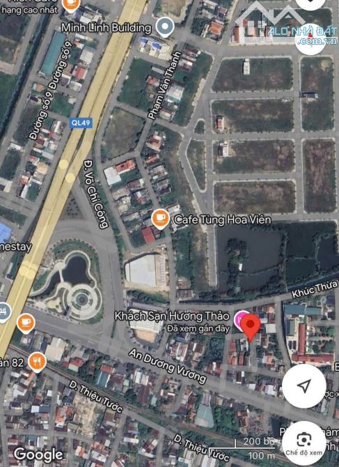 Đất Khu QH TDC Thủy Dương Đường Phạm Văn Thanh- TP Huế - Giá 3.0x Tỷ - 1
