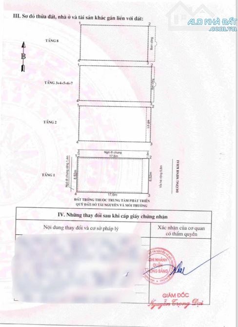 bán Ks Trung tâm Tp Hải Phòng : Đường Minh Khai 150m2 8 tầng ngang to đẹp vuông vắn đầy đủ - 1
