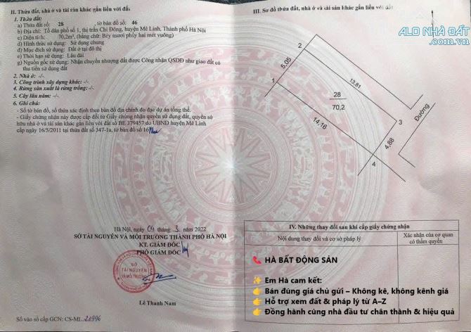 đất Tổ 1, Chi Đông – Quang Minh – Hà Nội ,  🔥 LÔ GÓC TRUNG TÂM QUANG MINH – CỰC HIẾM 🔥 - 1