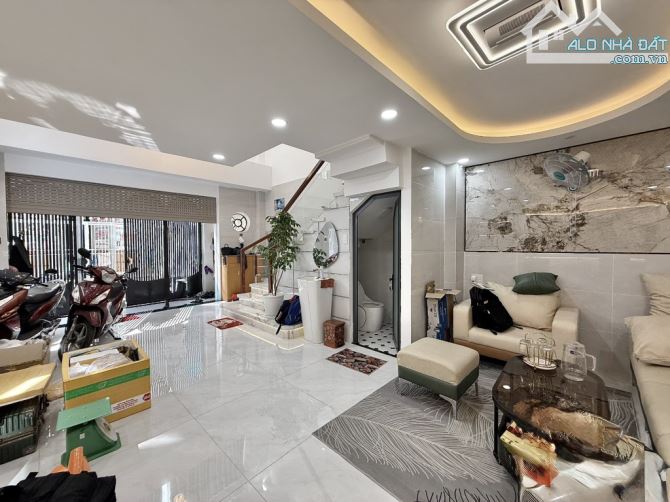 🏠 NHÀ ĐẸP 4 TẦNG - NGANG LỚN 5M - KẾ HẺM XE HƠI NÉ - GẦN EMART PHAN HUY ÍCH -  NHỈNH 6T - 1