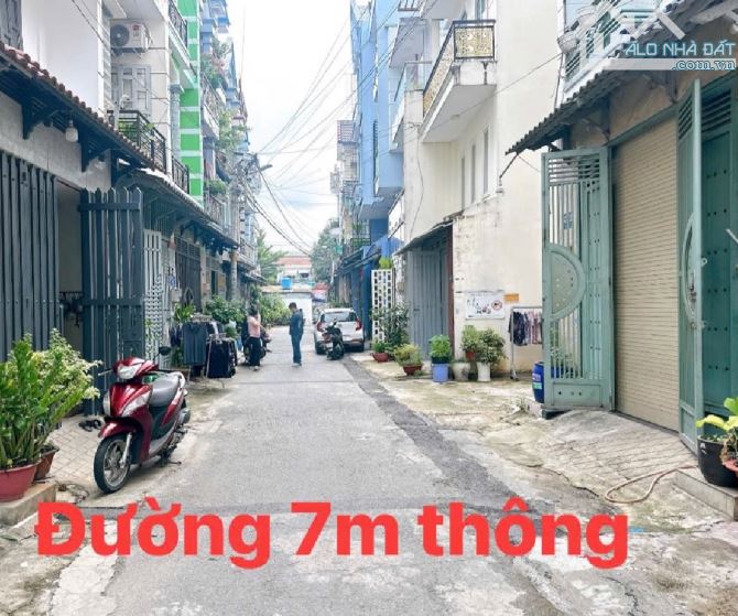 Bán nhà đẹp. Khu nhà cao tầng _ hẻm 7m_ 4 tầng_ HIỆP THÀNH 13 Q12_ 5ty150 - 1