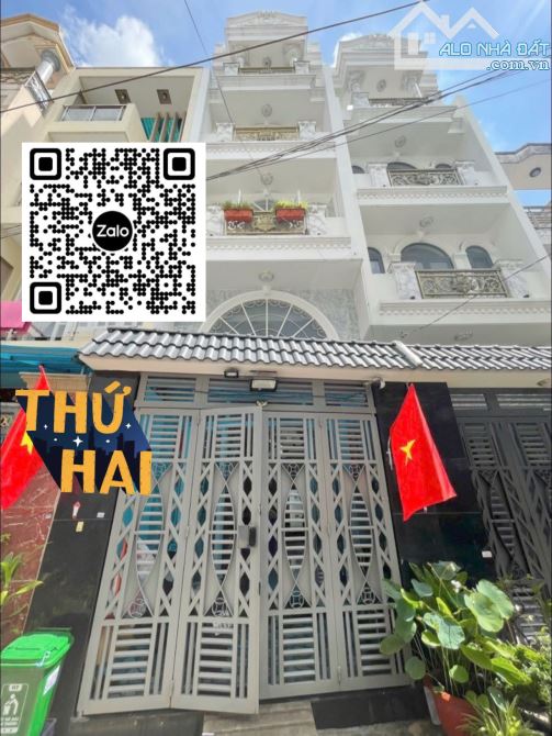 BÁN NHÀ GẦN  CHỢ PHÚ LÂM Q 6 , GẦN AEON BÌNH TÂN KHU TÊN LỬA 4 x16 - 5 TẦNG CHỈ 7 TỶ - 2