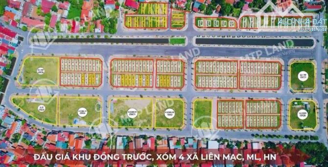 Bán đất đấu giá Xa Mạc,Liên Mạc,Mê Linh,HN,dt 95m,giá chỉ nhô 40tr/m - 2
