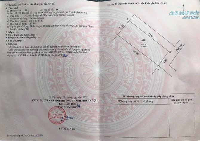 💥💥 LÔ GÓC TRUNG TÂM QUANG MINH – CỰC HIẾM ‼️ đất Tổ 1 - Chi Đông – Quang Minh – Hà Nội💥 - 2