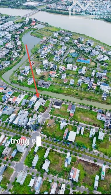 Bán đất biệt thự Chế Viết Tấn,View kênh ngay Euro Village 2 - 3