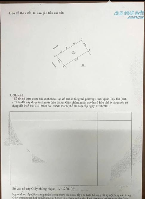 Cần bán nhà Trích Sài căn góc nhà 4tầng cách mặt phố Trích Sài 10m. - 3